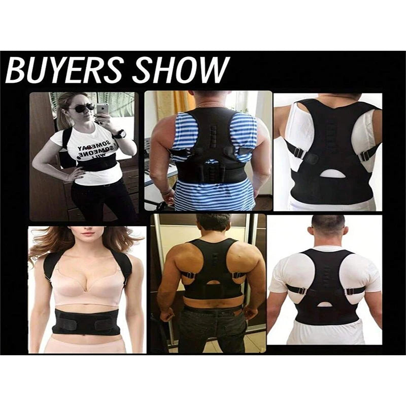 Back Brace Posture Corrector Magnetic Lumbar Bac...


