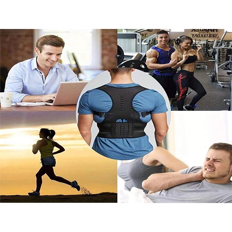 Back Brace Posture Corrector Magnetic Lumbar Bac...


